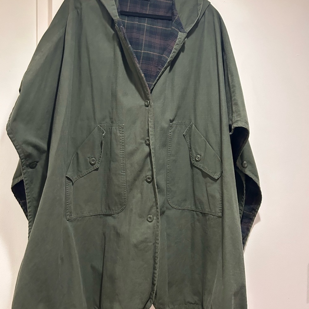 Dolce Vita Oversized Olive Green Hooded Parka
